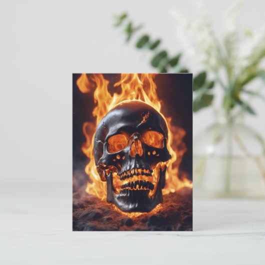 Brennschädel Postkarte (Stehend Vorderseite)