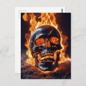 Brennschädel Postkarte (Vorne/Hinten)