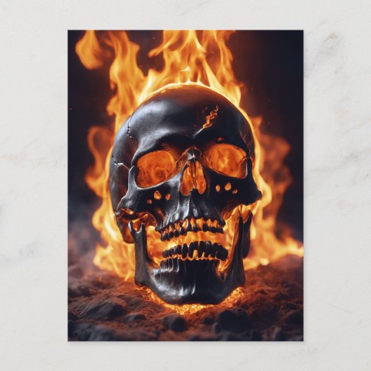Brennschädel Postkarte (Vorderseite)