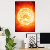 Brennsonne Poster (Heimbüro)