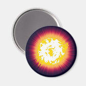 Brennstern Magnet (Vorderseite/Rückseite)