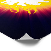 Brennstern Poster (Ecke)