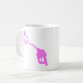 Brennstoff-Blumenstrauß Kaffeetasse (Vorderseite Links)