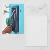 Brennstoffwieder füllen visitenkarte (Vorne/Hinten)