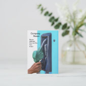 Brennstoffwieder füllen visitenkarte (Stehend Vorderseite)