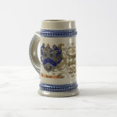 Brennt Wappen Bierglas (Vorderseite Links)