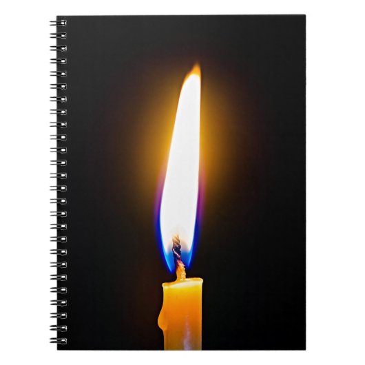 Brennwachs-Kerze Notizblock (Vorderseite)