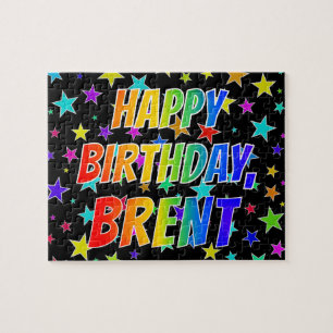 "BRENT" First Name, Fun "HAPPY BIRTHDAY" Puzzle