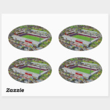 Brentford FC Griffin Park Stadion Luftbild Kunst