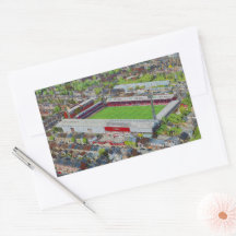 Brentford FC Griffin Park Stadion Luftbild Kunst