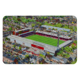 Brentford FC Griffin Park Stadium Aerial Art Magnet