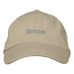 Brenton Name bestickt, Bestickte Baseballkappe