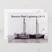 Brenton Reef Lightship LV-11 Postkarten (Vorne/Hinten)