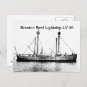 Brenton Reef Lightship LV-39 Postkarten (Vorne/Hinten)