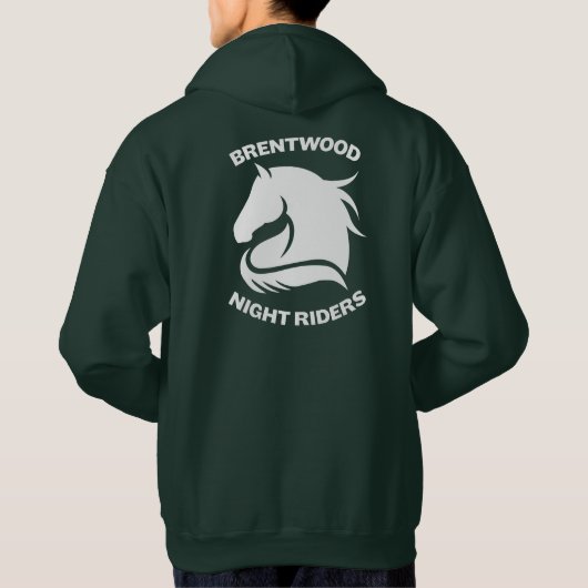 Brentwood Night Riders Dark 4H Hoodie (Rückseite)