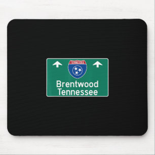 Brentwood Tennessee Interstate Highway Urlaub So Mousepad