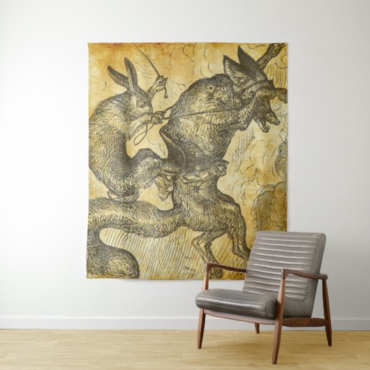 brer Kaninchen und der Fuchs Wandteppich (Beispiel)