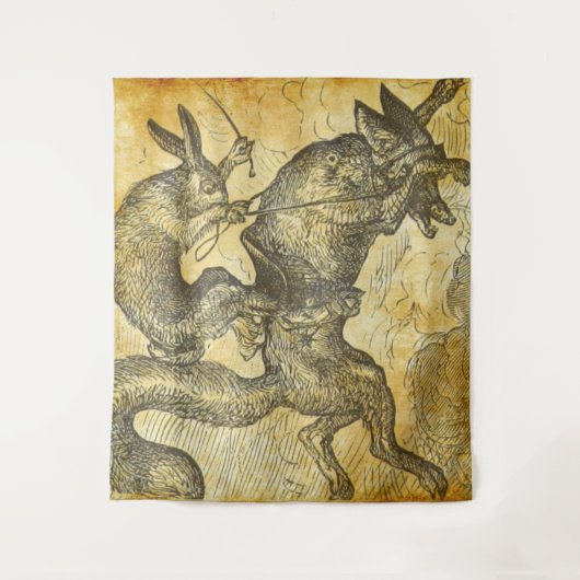 brer Kaninchen und der Fuchs Wandteppich (Vorderseite)