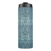 Brer Rabbit by William Morris Blue Textile Pattern Thermosbecher (Vorderseite)