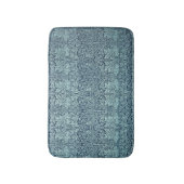 Brer Rabbit von William Morris Blue Textile Patter Badematte (Vorderseite Vertikal)