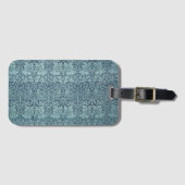 Brer Rabbit von William Morris Blue Textile Patter Gepäckanhänger (Vorderseite (Horizontal))