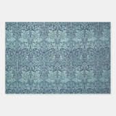 Brer Rabbit von William Morris Blue Textile Patter Geschenkpapier Set (Vorderseite)