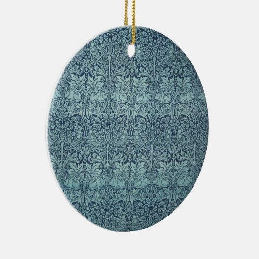 Brer Rabbit von William Morris, Textile Pattern Keramik Ornament (Rechts)