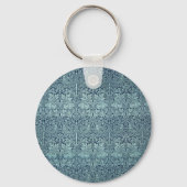 Brer Rabbit von William Morris, Textile Pattern Schlüsselanhänger (Vorderseite)