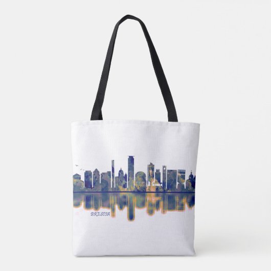 Brescia Skyline Tasche (Rückseite)