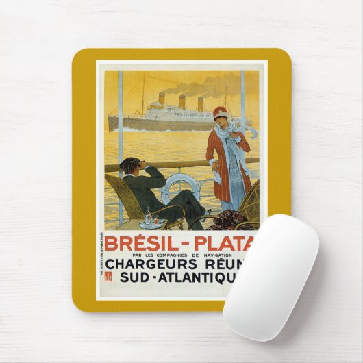 Bresil - Plata Mousepad (Mit Mouse)