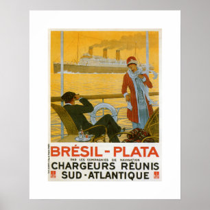 Bresil - Plata Poster