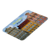 Breslau Polen Bunte Gebäude Magnet (Linke Seite)