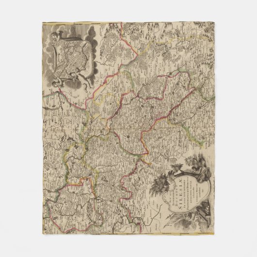 Breslau Polen Fleecedecke (Vorderseite)