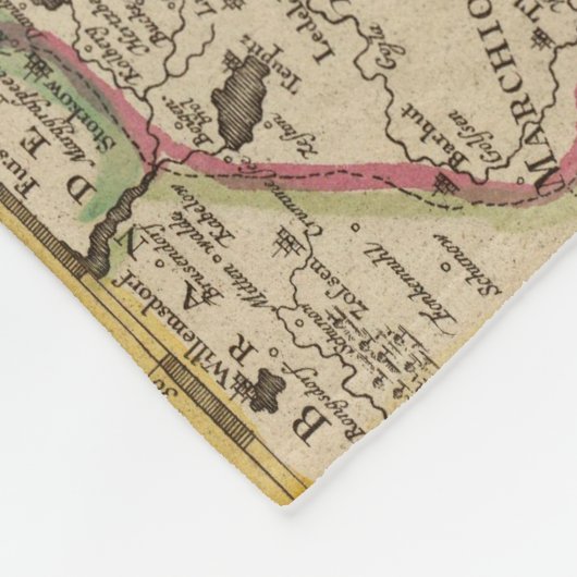 Breslau Polen Fleecedecke (Ecke)