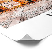 Breslau Polen Kunst Reisen Wasserfarben Handgezeic Poster (Ecke)