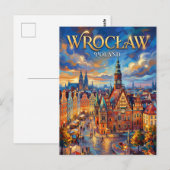 Breslau Polen Postkarte (Vorne/Hinten)