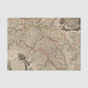Breslau Polen Seidenpapier