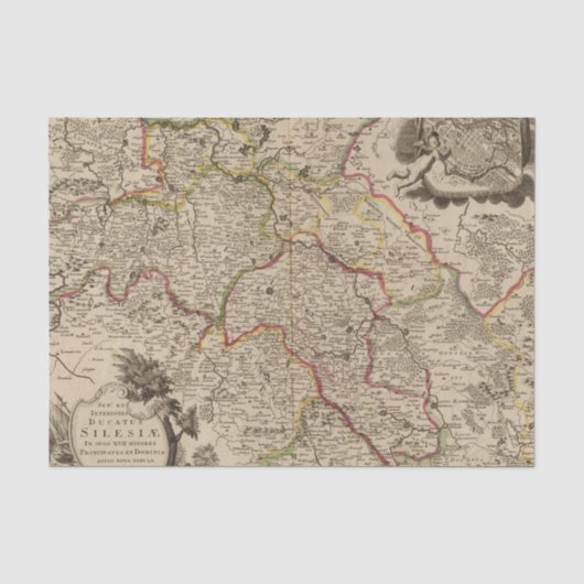 Breslau Polen Seidenpapier (Vorderseite)