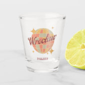 Breslau Stadt Polen Retro Vintage Postkarte Schnapsglas (Vorderseite)