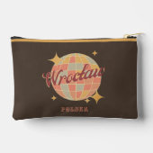 Breslau Stadt Polen Retro Vintages Geschenk Zubehörtasche (Rückseite)