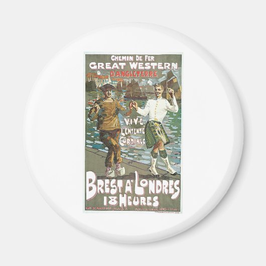 Brest á Londres 18 Stunden Magnet (Vorne)