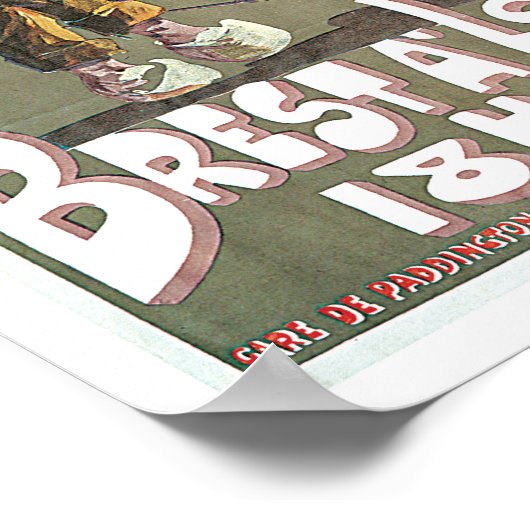 Brest á Londres 18 Stunden Poster (Ecke)