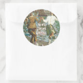 Brest á Londres 18 Stunden Runder Aufkleber (Tasche)