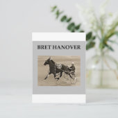 Bret Hanover Harnracing Postkarte (Stehend Vorderseite)