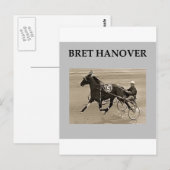 Bret Hanover Harnracing Postkarte (Vorne/Hinten)