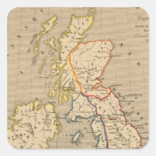 Bretagne AngloSaxonne, 800 amerikanischer Quadratischer Aufkleber