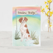 Bretagne Beileid über Rainbow Bridge Karte (Gelbe Blume)