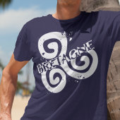 Bretagne Brittany Triskele Triskelion Celtic Desig T-Shirt