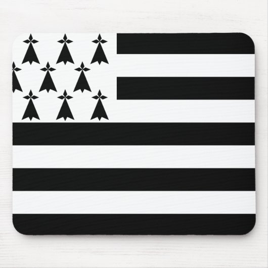 Bretagne-Flag Mousepad (Vorne)