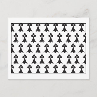 Bretagne Flag Postkarte